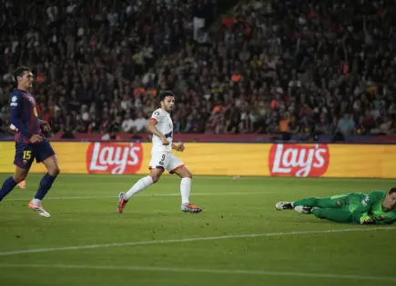 El PSG conquista Montjuïc con gol de Gonçalo Ramos