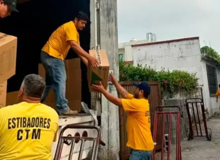 Entregan despensas de Sedesore tras dilación Entregan despensas de Sedesore tras dilación