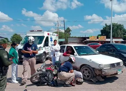 Motociclista grave tras ser atropellado Motociclista grave tras ser atropellado