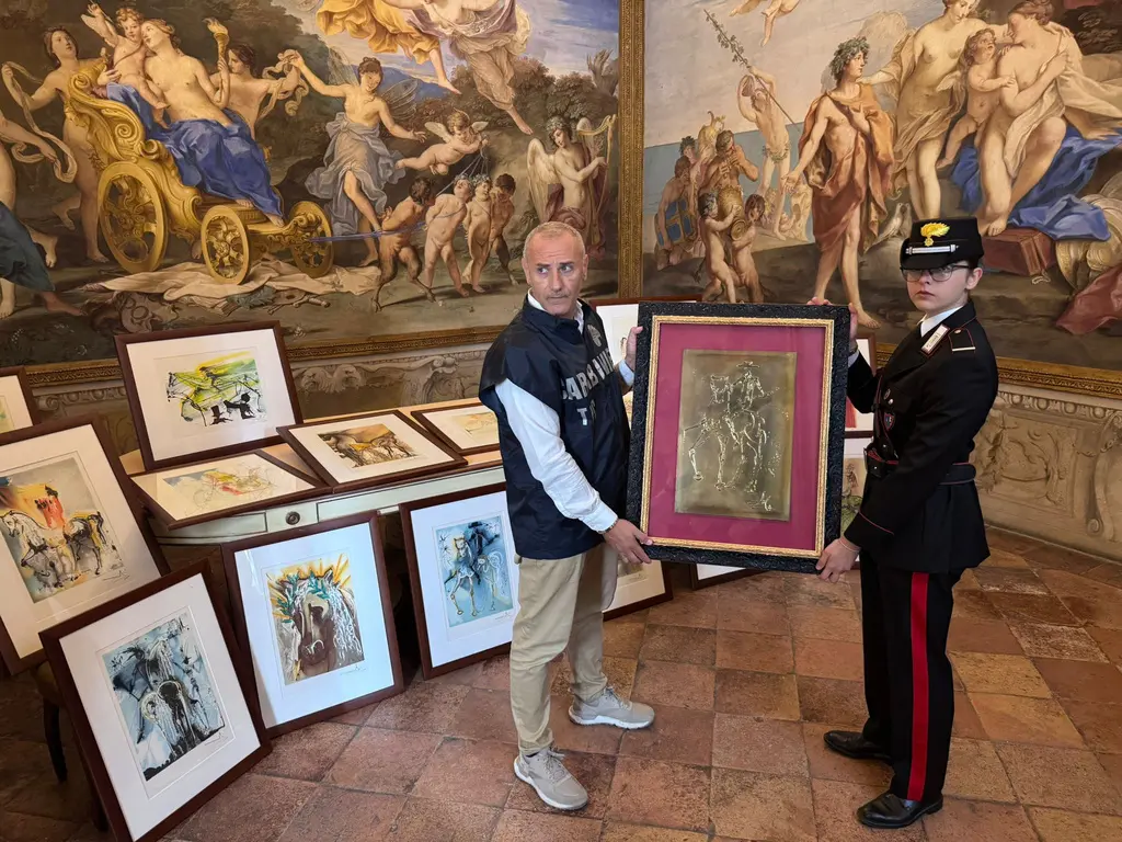 Policía italiana incauta 21 obras falsificadas de Dalí en Parma