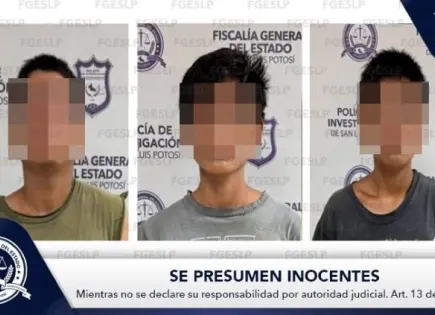 Caen tres por homicidio a machetazos en Villa de Arista