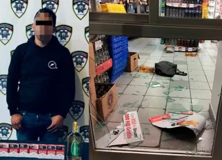 Capturan a hombre por robo a comercio Capturan a hombre por robo a comercio