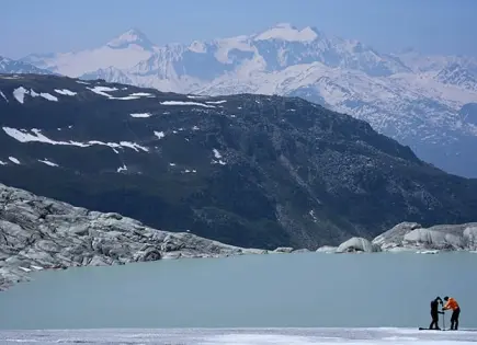 Los glaciares suizos se redujeron 3% este año