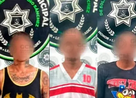 Con armas prohibidas, encierran a vándalos