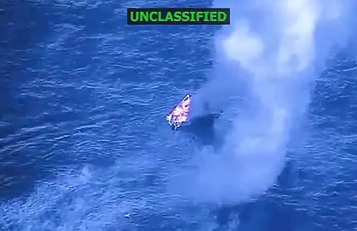 Hunde EU otra lancha cerca de Venezuela