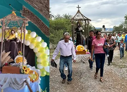 Peregrinación con imagen de Panchito