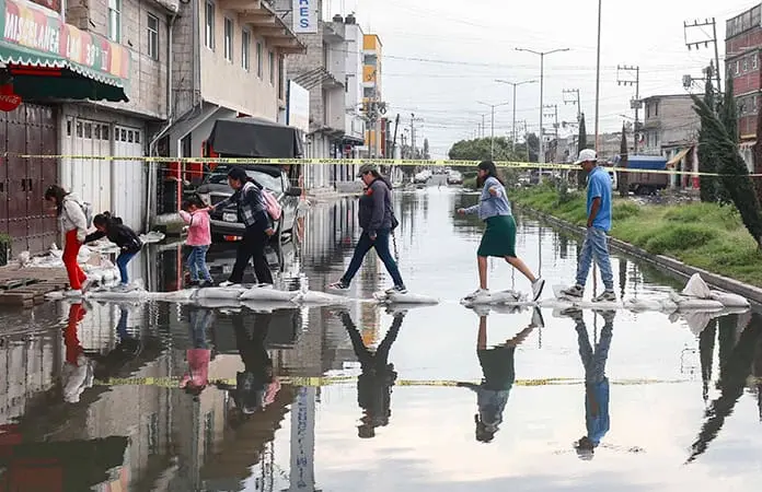 Lerma, desde hace un mes está bajo el agua