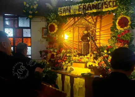 Llevan a cabo el transito Franciscano