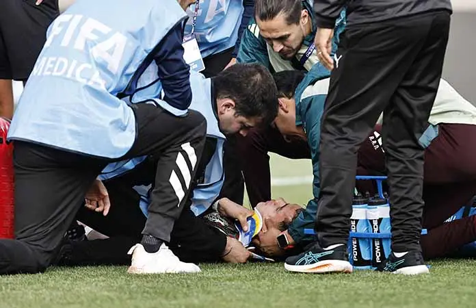 Mateo Levy sufre aparatosa lesión