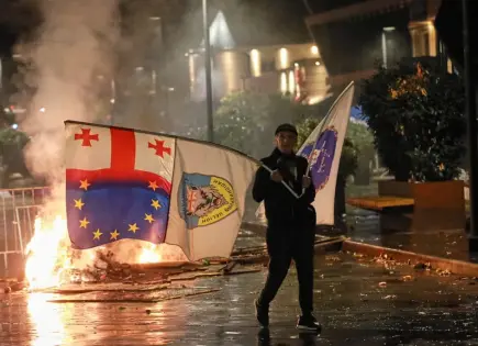 Tiflis se llena de protestas tras elecciones locales boicoteadas