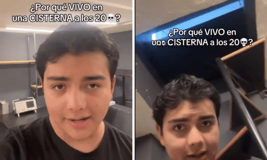 Estudiante del IPN vive en cisterna; no halla casa accesible