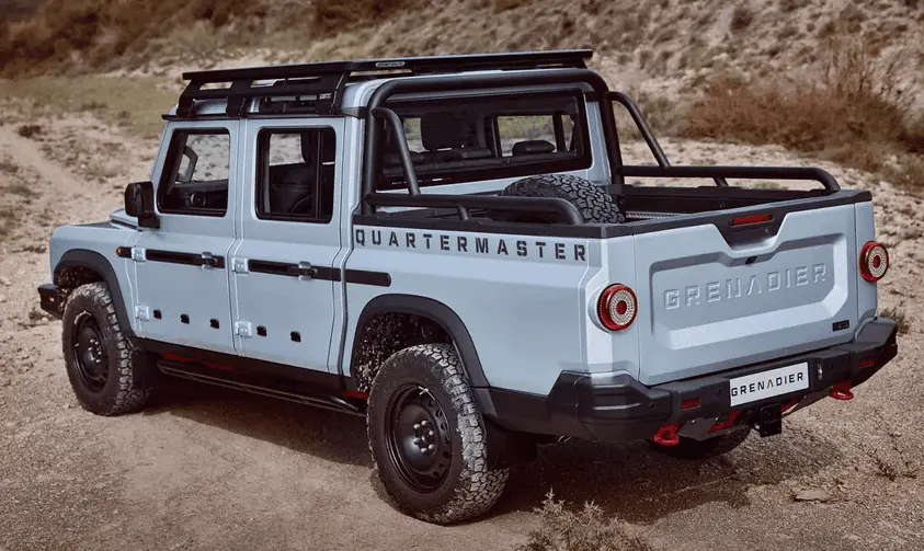 Grenadier Quartermaster combina lujo y capacidad off-road.