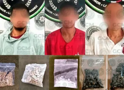 Por traer drogas, viciosos son apresados
