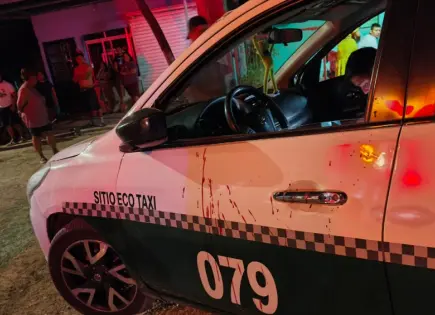 Taxista se enfrenta a asaltante y recibe un balazo en la mano