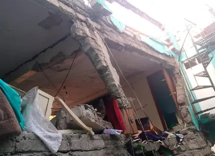 Acumulación de gas causa flamazo y desalojo