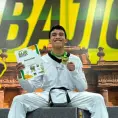 Sanluisino, oro en taekwondo Sanluisino, oro en taekwondo