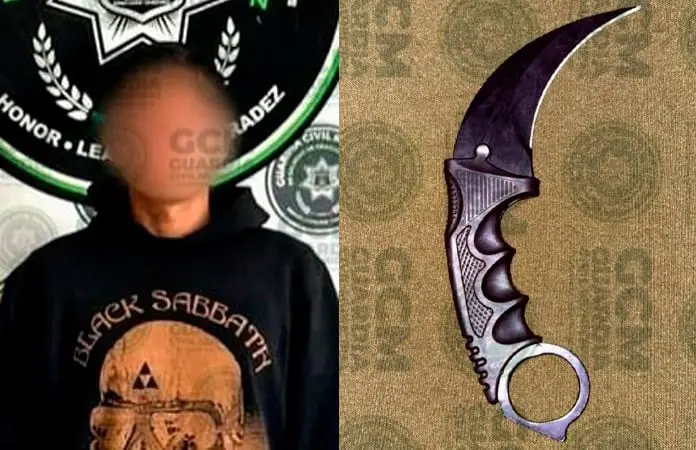 Detenido en Quintas de La Hacienda con navaja