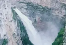 Desfogue de presa Zimapán se mantendrá por tres días