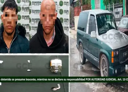 En Cd. Satélite, arrestan a tres con camioneta hurtada 