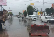 Mantienen cierre parcial en Acceso Norte por obra e inundación Mantienen cierre parcial en Acceso Norte por obra e inundación