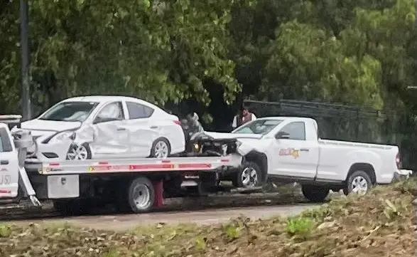 Nuevo choque por alcance en circuito Río Santiago