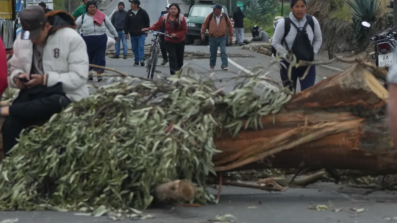Tensión social en Ecuador por Paro Indígena y conflicto con gobierno de Daniel Noboa