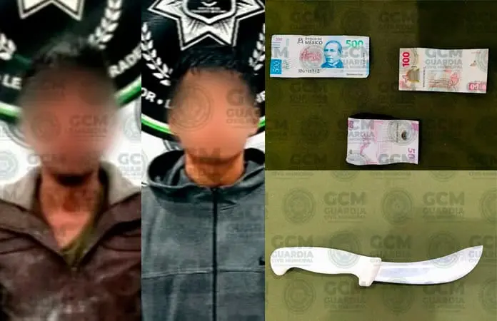 Arrestan a 2 por cohecho y portar arma prohibida