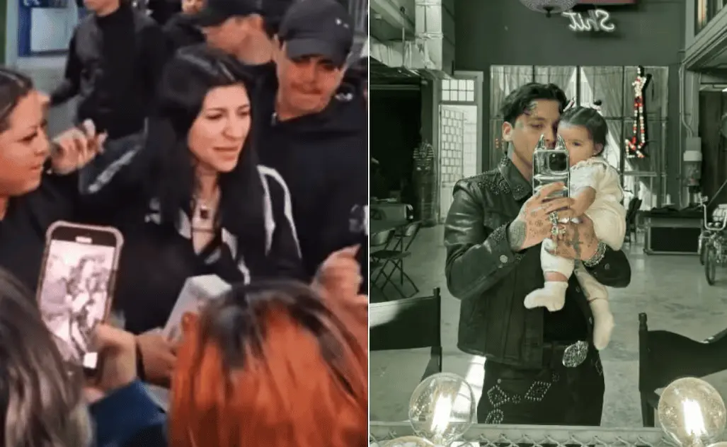 Cazzu y su hija Inti llegan a México.