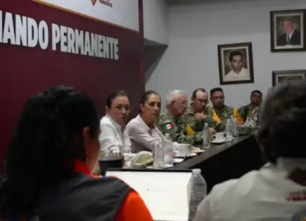 Claudia Sheinbaum Pardo encabeza respuesta ante lluvias en Veracruz Claudia Sheinbaum Pardo encabeza respuesta ante lluvias en Veracruz