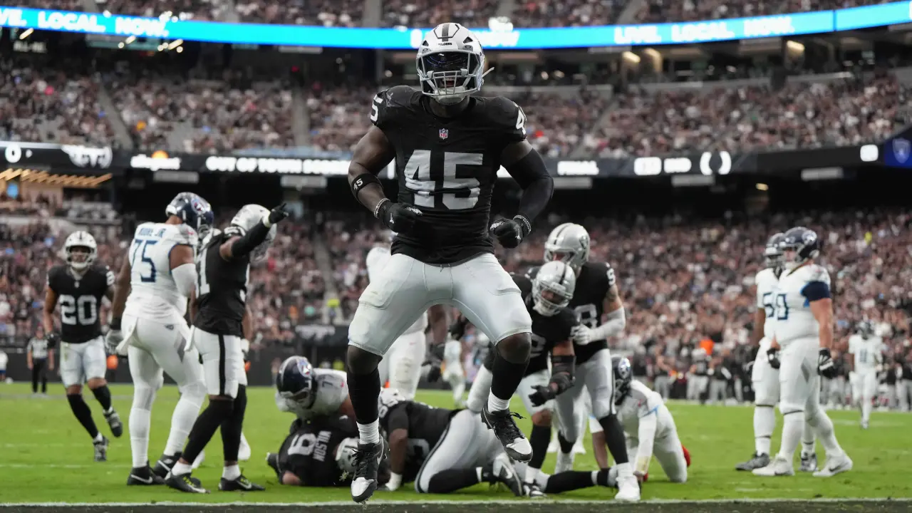 Las Vegas Raiders vencen a los Titans de Tennessee con actuación destacada