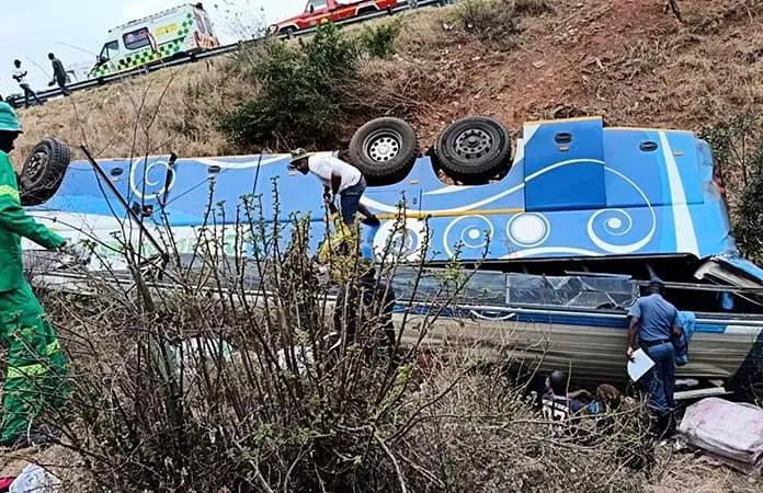 Fatal accidente en Sudáfrica