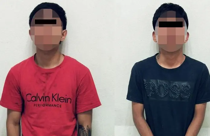 Menores arremetieron contra policías municipales