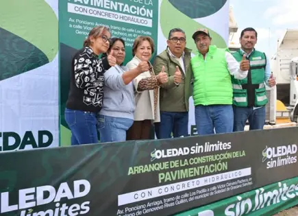 J. M. Navarro inicia pavimentación de la Av. Ponciano Arriaga