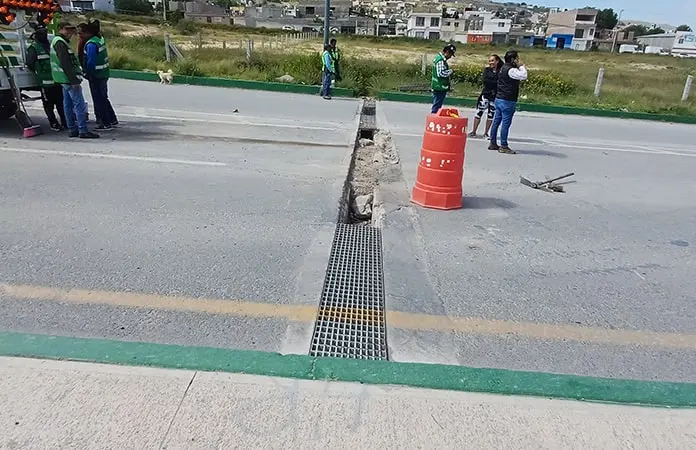 Reparación en la Vía Alterna quedarían en una semana