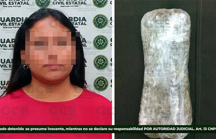 Mujer intentó meter “mota“ al penal de  “La Pila”