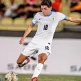 Sanabria marcó su 1er. gol con Uruguay