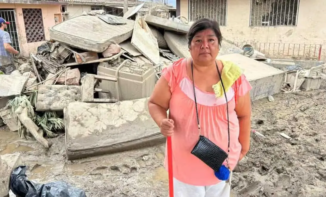 Vecinos de Poza Rica denuncian abandono tras inundaciones