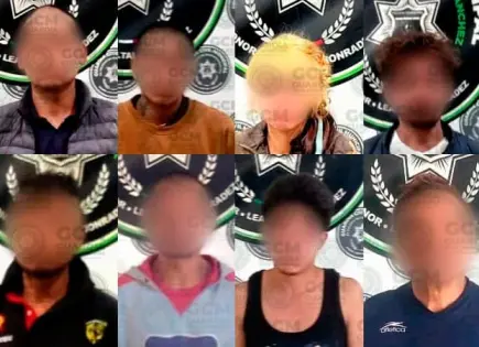 Con “cristal”, apresan a ocho viciosos Con “cristal”, apresan a ocho viciosos