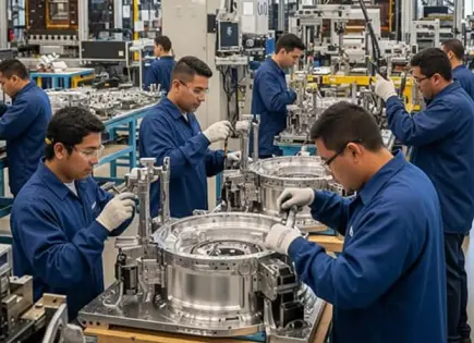 Retrocede producción y empleo manufacturero