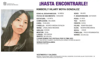 Vinculan a proceso a dos hombres por la desaparición de Kimberly Moya