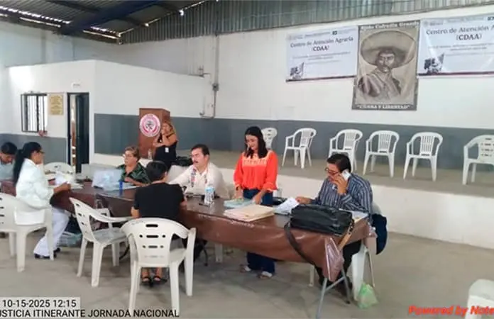 Celebran programa de justicia itinerante