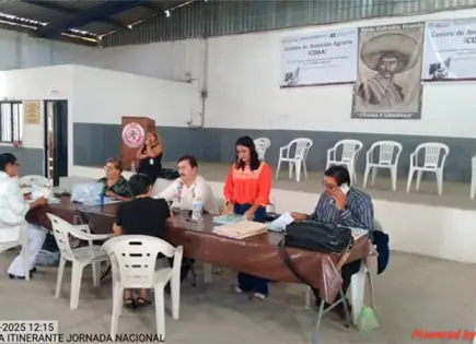 Celebran programa de justicia itinerante Celebran programa de justicia itinerante