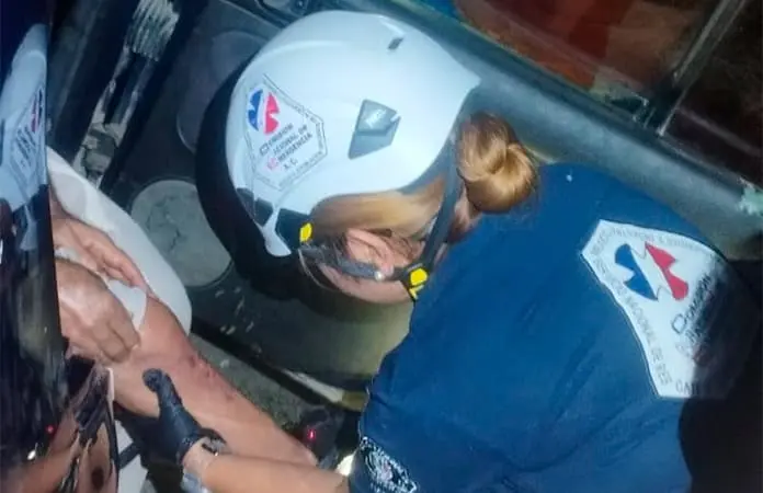 Cinco lesionados, saldo de choque en Valles