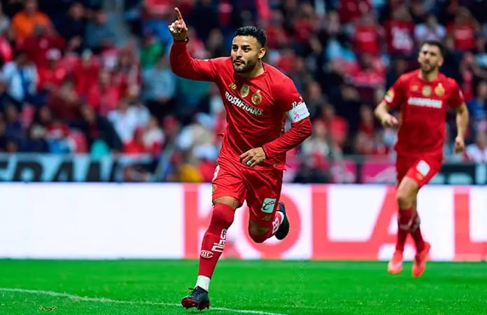 Toluca y Atlas se disputan en la Liga MX