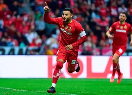 Toluca y Atlas se disputan en la Liga MX