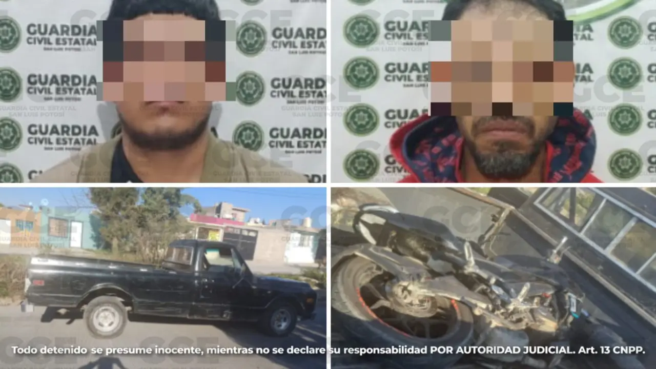 Vehículos robados fueron asegurados.