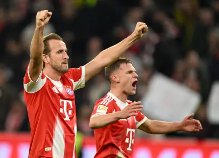 Harry Kane anota en triunfo del Bayern Múnich sobre Borussia Dortmund en la Bundesliga