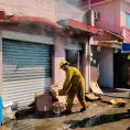 Incendio arrasa con una bodega