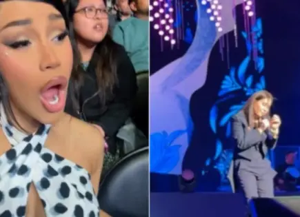 Cardi B emociona al público al cantar Quién como tú en concierto de Ana Gabriel Cardi B emociona al público al cantar Quién como tú en concierto de Ana Gabriel