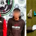 Con “mota”y un cuchillo, arrestan a vándalos